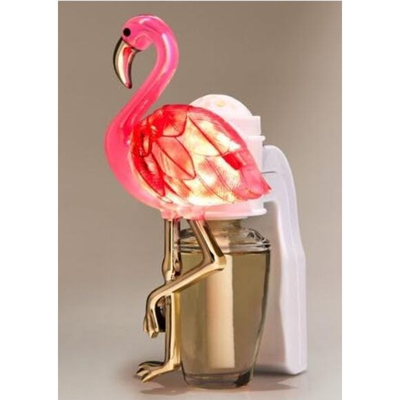 PINK HAPPY FLAMINGO WALLFLOWER PLUG NIGHTLIGHT SCENT CONTROL BATH & BODY WORKS - Picture 3 of 6